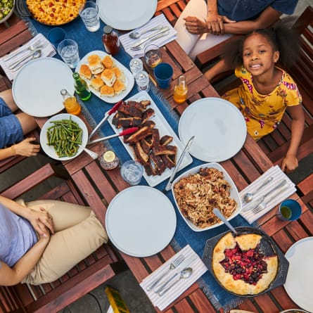 BBQ Kitchen outdoor kitchen at a cozy garden party