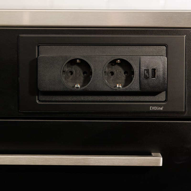 Evoline Backflip socket for the BBQ Kitchen